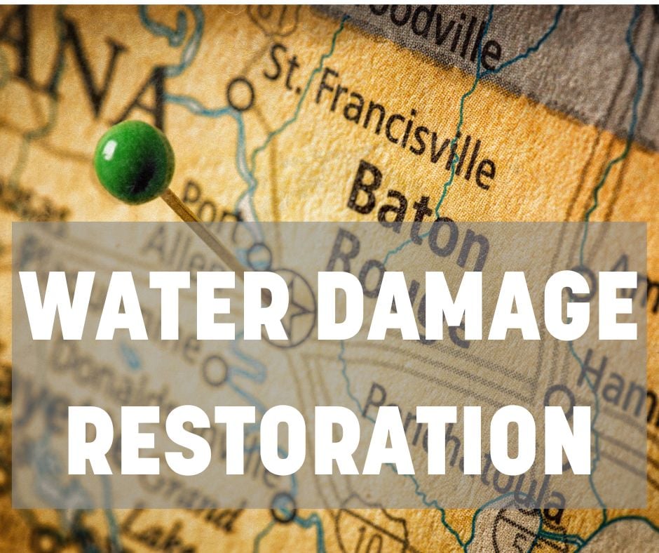 water damage restoration map